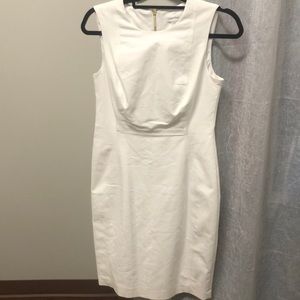 White Calvin Klein dress